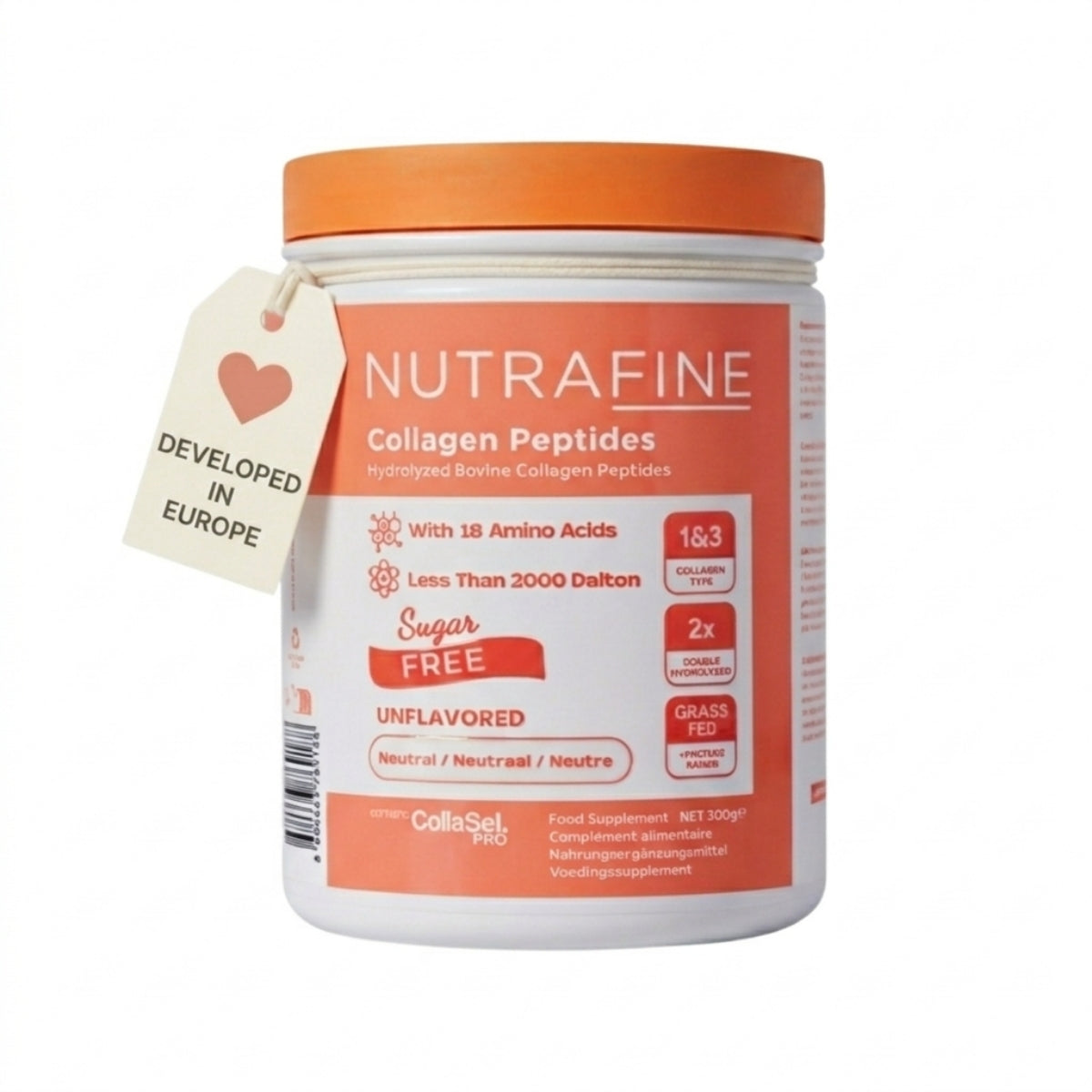 Bovine collagen peptides – Clinically tested – Peptides type 1 and 3